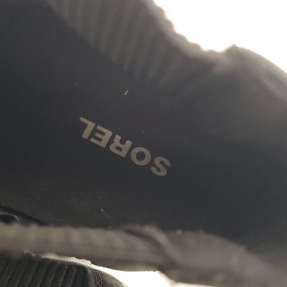 Sorel Joan of Arctic Wedge II Chelsea Boot Black Wedges Sorels Booties Womens 9 - Picture 9 of 9